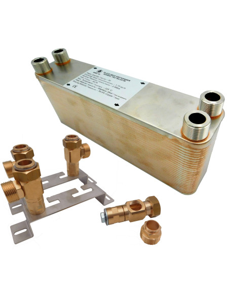 Echangeur de chaleur a plaques glicol Ba-23-60