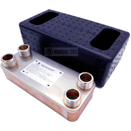 echangeur de chaleur avec eau chaude + isolation