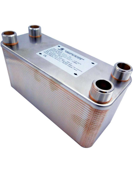 Echangeur de chaleur 80 plaques 2" ba-115-80