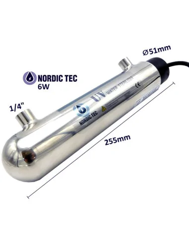 Filtre UV pour le traitement de l'eau - 6W par Nordic Tec