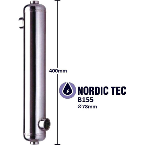 Échangeur pour chauffer l'eau dans la piscine - Nordic Tec B155