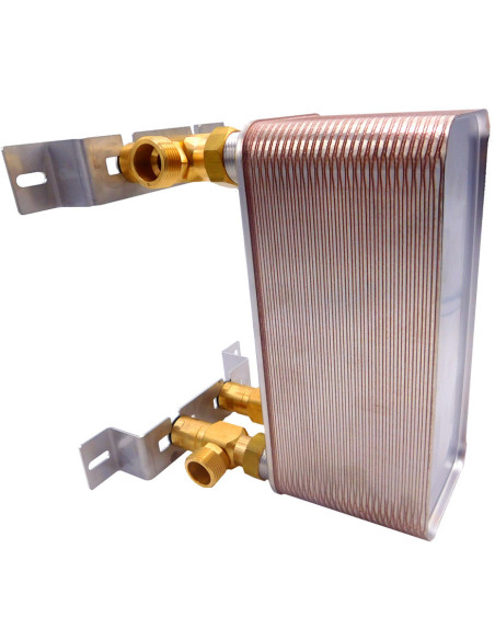 Échangeur de chaleur à plaques Nordic Ba-27-80 450 kW connexions 5/4"