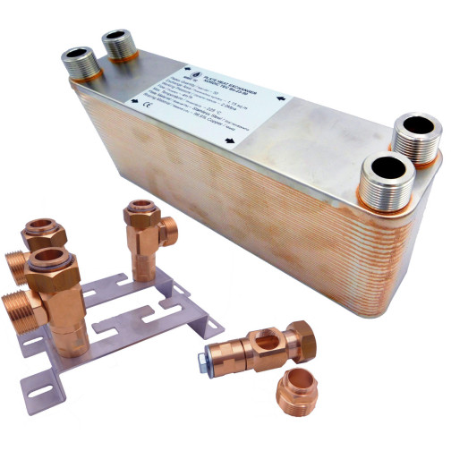 Échangeur à plaques Nordic Ba-60-80 1 1/2" 880kW console