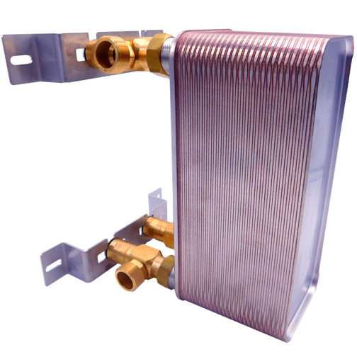 Échangeur de chaleur à plaques Nordic Ba-32-90 1" 500kW + supports