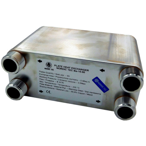 Échangeur de chaleur 220 kW ba-16