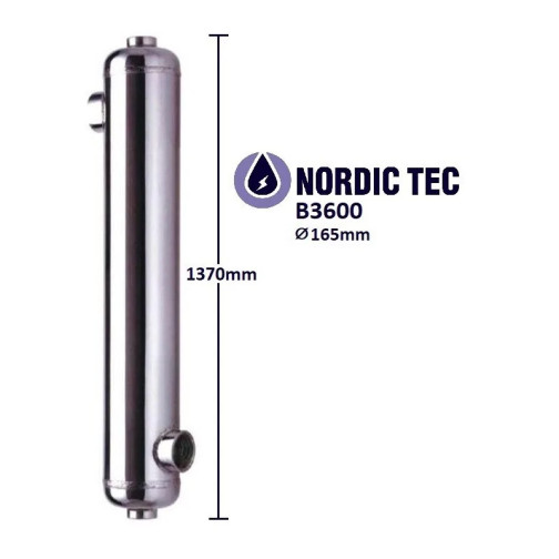 Échangeur de chaleur pour piscine / Shell&Tube INOX - B3600 1060kW