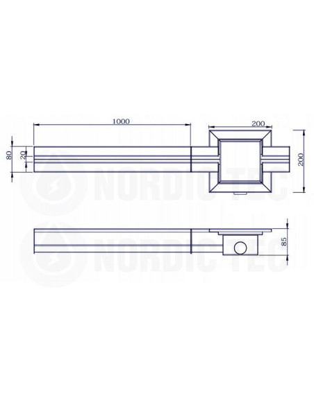 Drain de sol linéaire pour garage 6m-5m-4m-3m-2m | NORDIC TEC