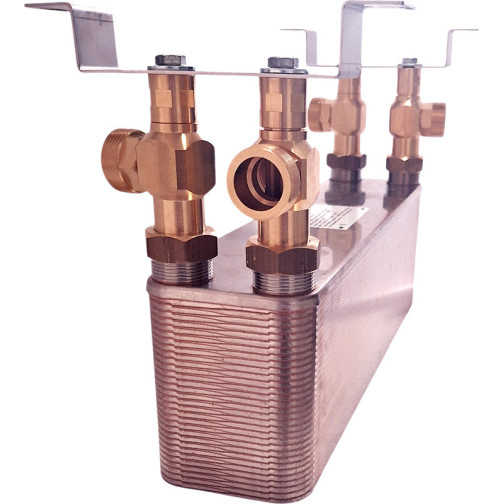 Échangeur thermique avec supports muraux pour montage Nordic Tec Ba-60-50 FR6