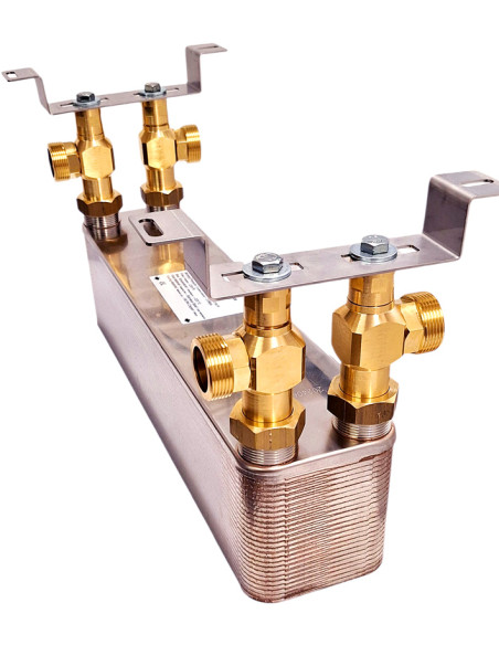 Échangeur de chaleur à plaques avec montage Nordic TEc Ba-60-50 FR678
