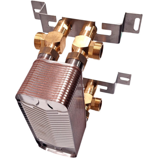 échangeur thermique chaudière avec support Nordic Tec Ba-16-32 BE5
