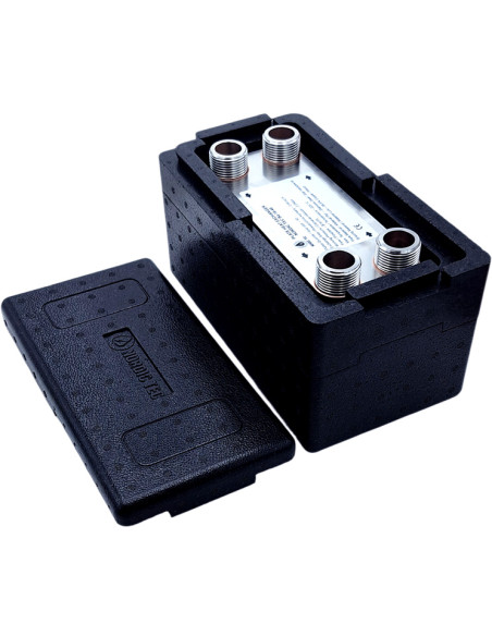 échangeur thermique à plaque 40 avec isolation Nordic Tec Ba-16-40 FR4