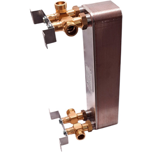 Échangeur de chaleur à plaques avec supports muraux NOrdic Tec Ba-60-40 FR2