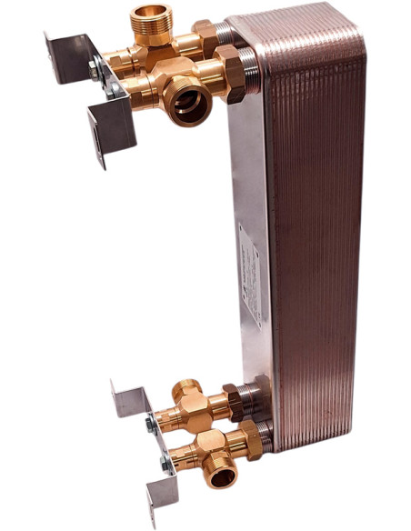 Échangeur de chaleur à plaques avec supports muraux NOrdic Tec Ba-60-40 FR2