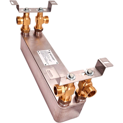 Échangeur à plaques avec supports Nordic Tec Ba-60-40 FR2