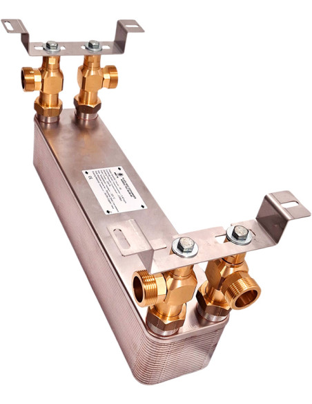 Échangeur à plaques avec supports Nordic Tec Ba-60-40 FR2