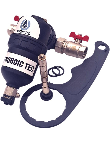 Filtre magnétique 1" Désemboueur Nordic Tec DN25