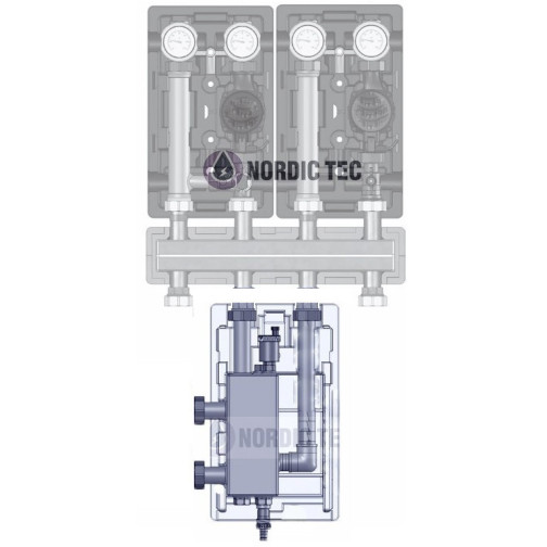 Commande de chauffage schema Nordic Tec FR1