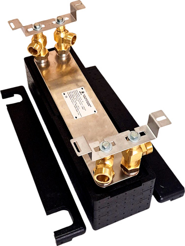 Échangeur à plaques avec isolation et supports de montage Ba-60-50 Nordic Tec