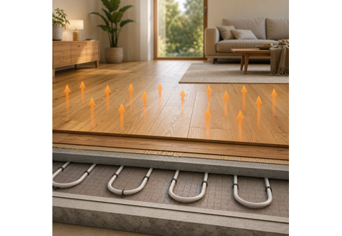 Chauffage par le sol avec un plancher en bois – est-ce possible ?