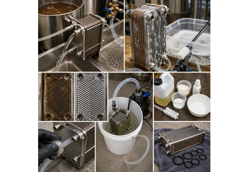 Nettoyage d’un échangeur à plaques pour bière – quand et comment