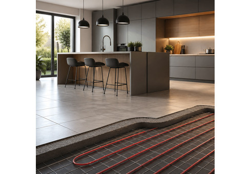 Chauffage par le sol dans la cuisine – Analyse de la solution